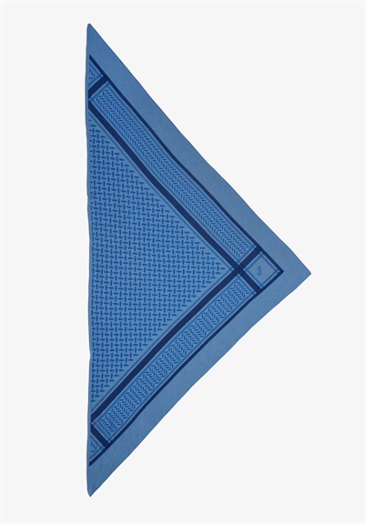 Lala Berlin Triangle Trinity Classic M Tørklæde Dark Horizon Blue Shop Online Hos Blossom