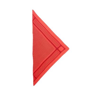 Lala Berlin Triangle Trinity Colored M Tørklæde Red On Terracotta Shop Online Hos Blossom