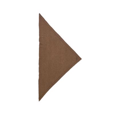 Lala Berlin Triangle Solid M Tørklæde Dark Brown - Shop Online