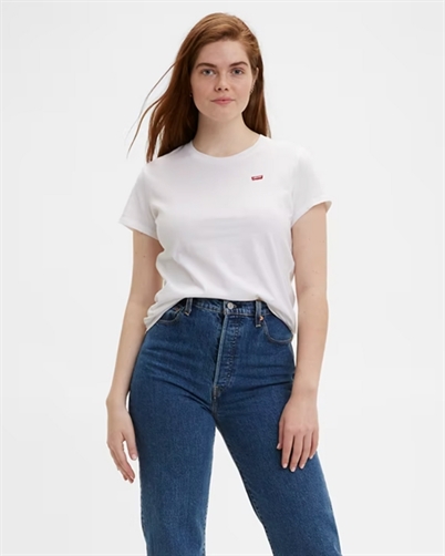 Levis The Perfect T-shirt White-Shop Online Hos Blossom