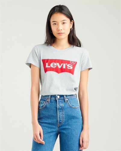 Levis The Perfect T-shirt Grey Shop Online Hos Blossom