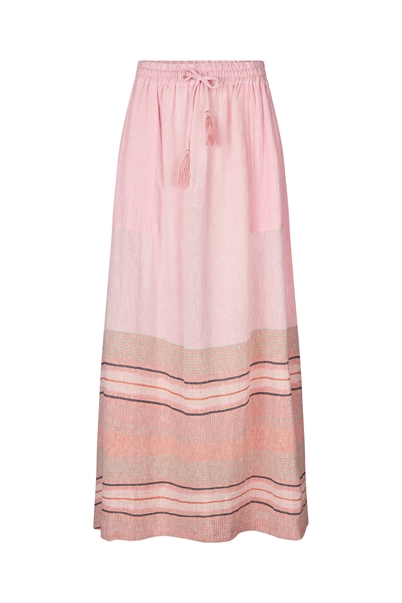Lollys Laundry AkaneLL Maxi Nederdel Dusty Rose - Shop Online Hos Blossom
