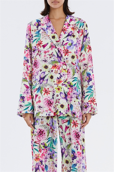 Lollys Laundry Jolie Blazer Flower Print-Shop Online Hos Blossom
