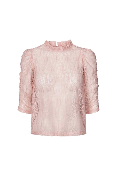 Lollys Laundry Lilou Bluse Light Pink Shop Online Hos Blossom