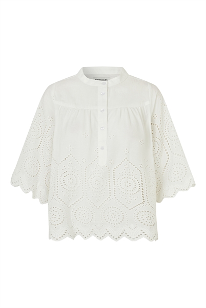 Lollys Laundry LouiseLL Bluse White-Shop Online Hos Blossom