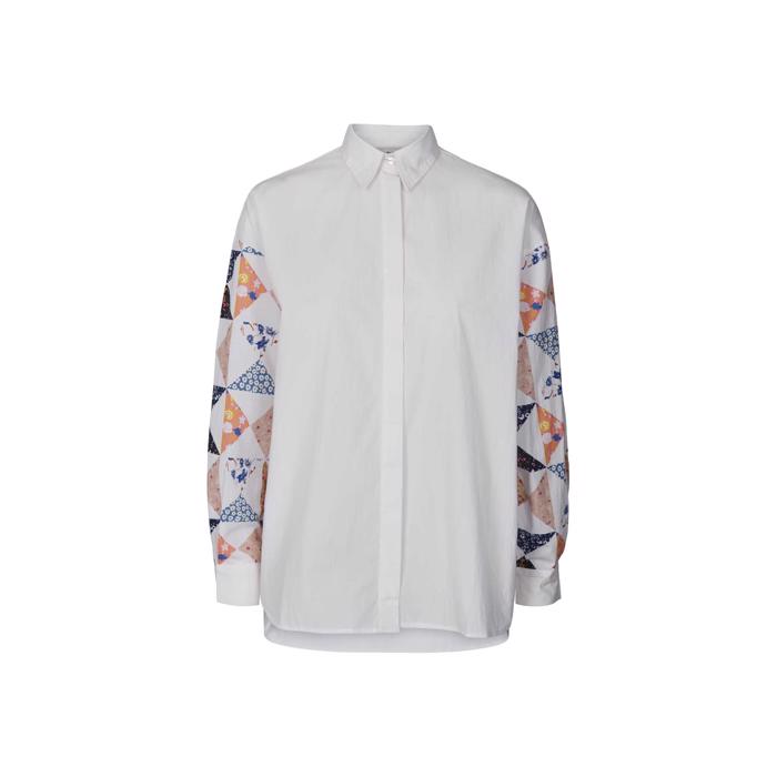Lollys Laundry Wika Skjorte White Shop Online Hos Blossom