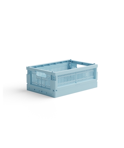 Made Crate Mini Kasse Crystal Blue - Shop Online Hos Blossom