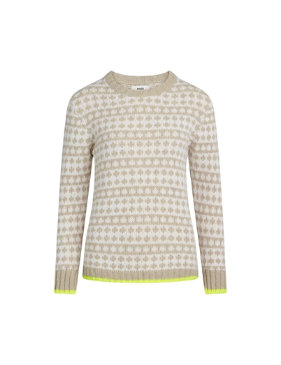 Mads Nørgaard Kimilla Sweater Winter White Iced Coffee Shop Online Hos Blossom