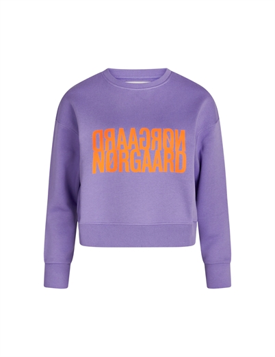 Mads Nørgaard Tilvina Sweatshirt Paisley Purple Shop Online Hos Blossom