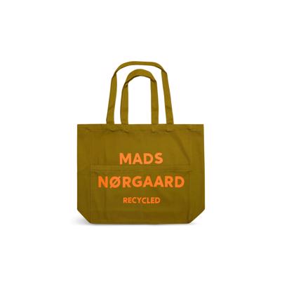 Mads Nørgaard Athene Tote Bag Fir Green - Shop Online