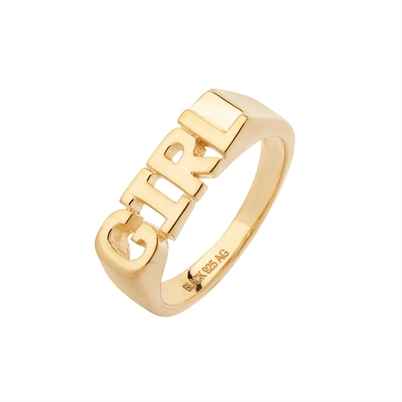 Maria Black Girl Ring Gold-Shop Online Hos Blossom