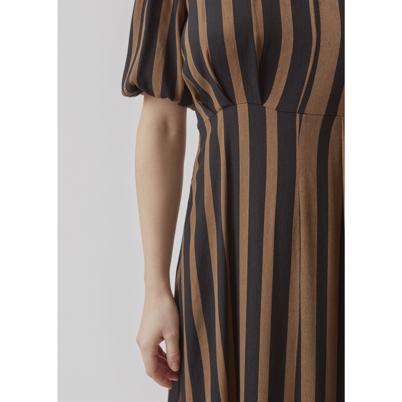 Modstrom AliciaMD Print Kjole Bold Sienna Stripes Shop Online Hos Blossom