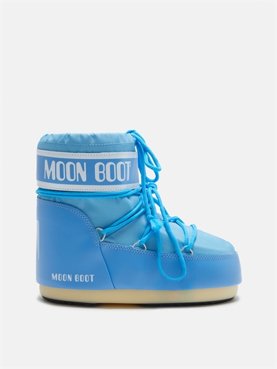 Moon Boot Icon Low Nylon Støvler Alaskan Blue Shop Online Hos Blossom