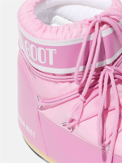 Moon Boot Icon Low Nylon Støvler Pink Shop Online Hos Blossom