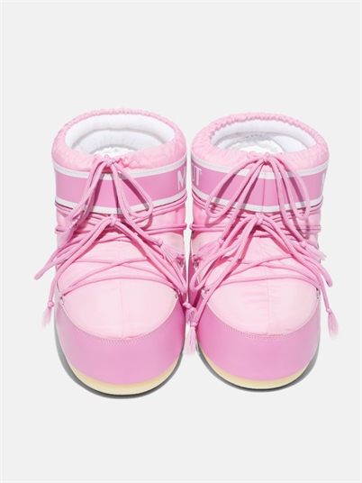 Moon Boot Icon Low Nylon Støvler Pink Shop Online Hos Blossom