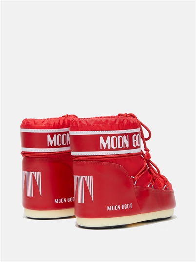 Moon Boot Icon Low Nylon Støvler Red Shop Online Hos Blossom