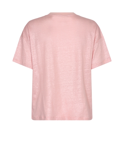 Mos Mosh Casa T-shirt Foil T-shirt Silver Pink Shop Online Hos Blossom