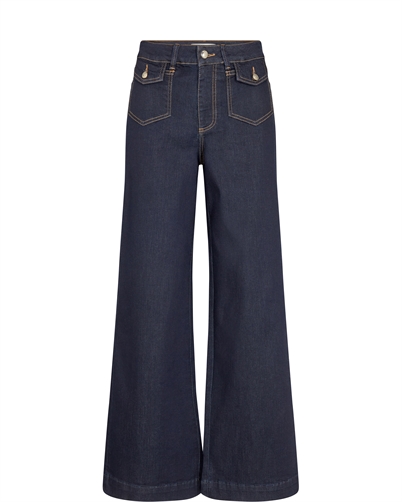Mos Mosh MMColette Hybrid Jeans Dark Blue-Shop Online Hos Blossom