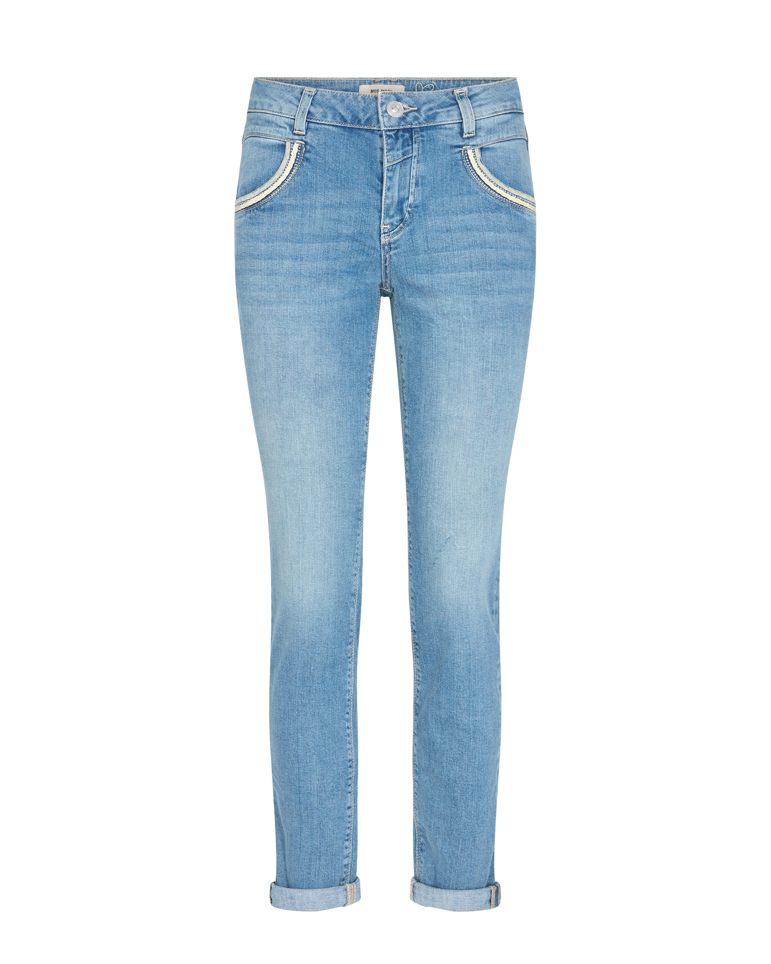 Naomi Sansa Jeans Blue - Shop Mos Mosh Nyhed