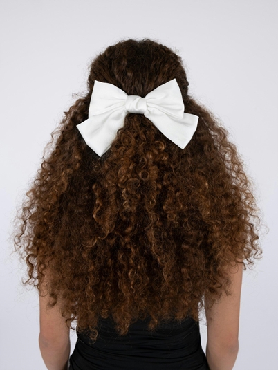 Neo Noir Bow Hair Clip White Shop Online Hos Blossom