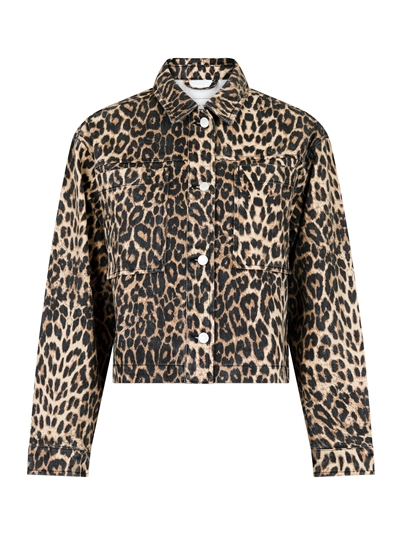 Neo Noir Emilia Leopard Jakke Leopard-Shop Online Hos Blossom