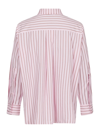 Neo Noir Gili Multi Stripe Skjorte Light Pink Shop Online Hos Blossom