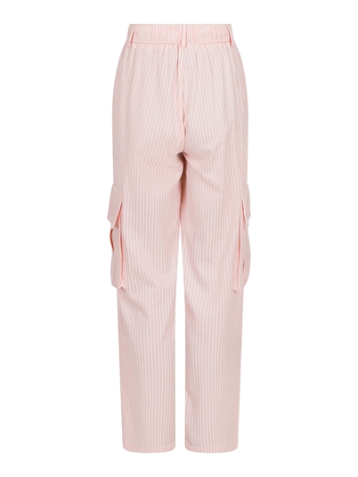 Neo Noir Kelly Stripe Bukser Light Pink-Shop Online Hos Blossom