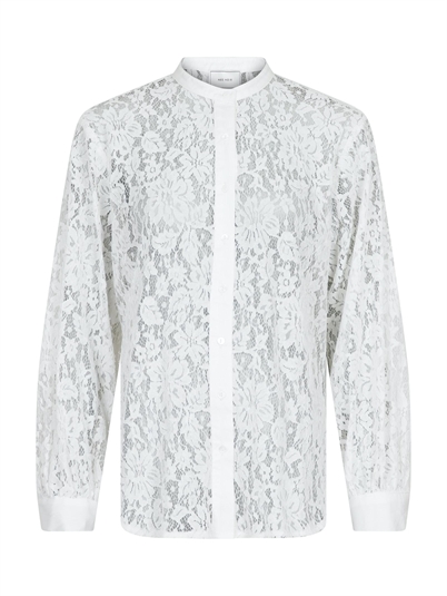 Neo Noir Lace Skjorte White-Shop Online Hos Blossom