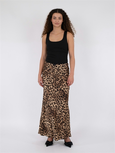 Neo Noir Lola Leo Long Nederdel Leopard Shop Online Hos Blossom