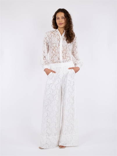 Neo Noir Madison Lace Bukser White-Shop Online Hos Blossom