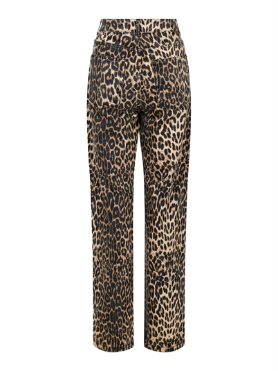Neo Noir Simona Leopard Jeans Leopard Shop Online Hos Blossom