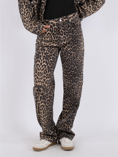 Neo Noir Simona Leopard Jeans Leopard Shop Online Hos Blossom