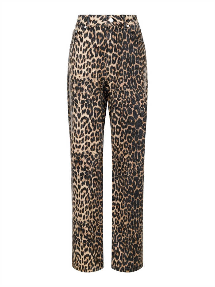 Simona Leopard Jeans Leopard - Shop Neo Noir Nyhed