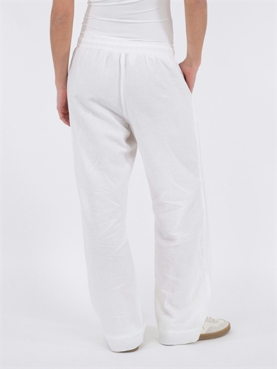 Neo Noir Sonar Linen Bukser White-Shop Online Hos Blossom