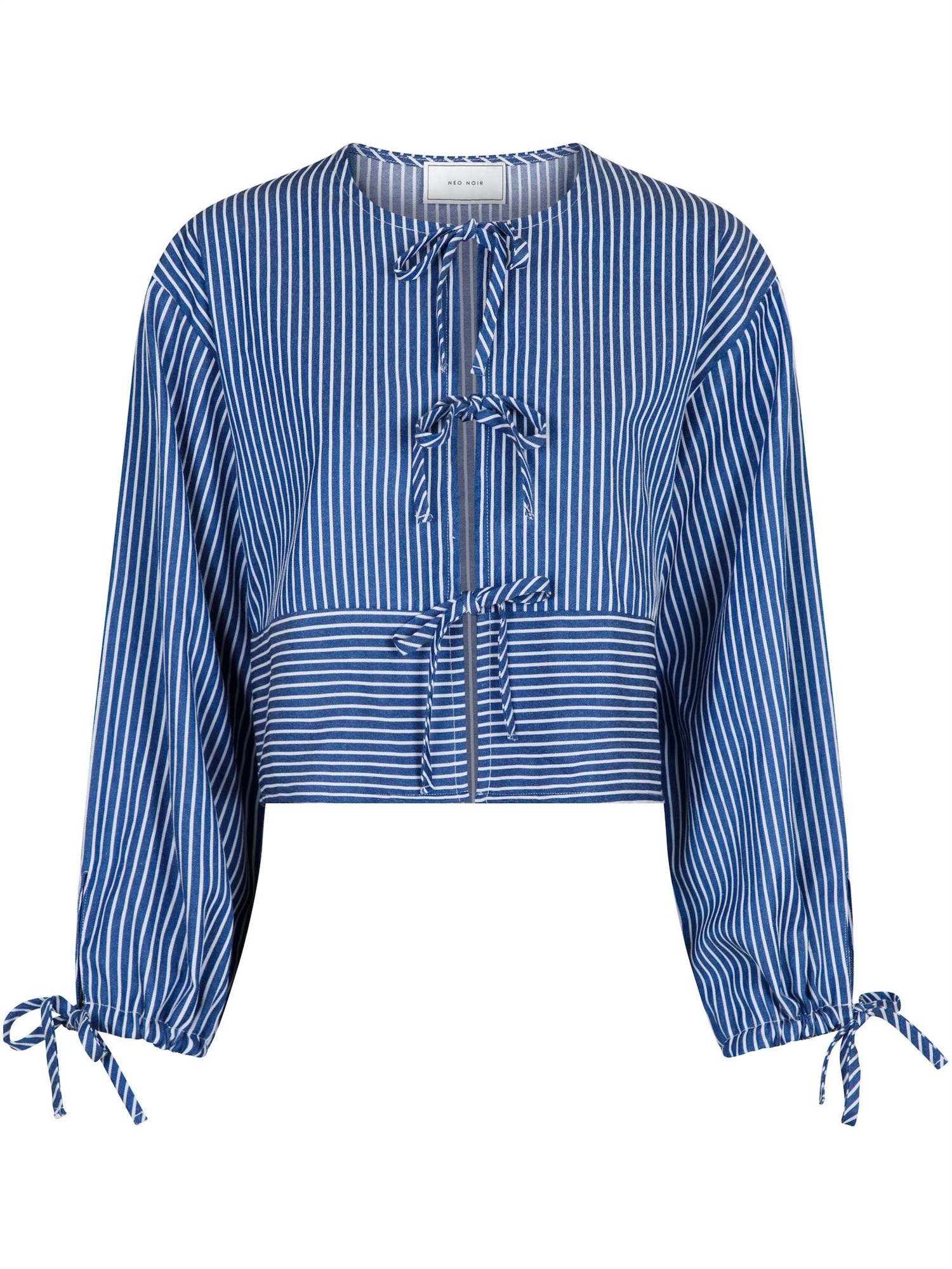 fuldstændig Guvernør nødvendig Wanda Stripe Skjorte Blue - Shop Neo Noir Nyhed