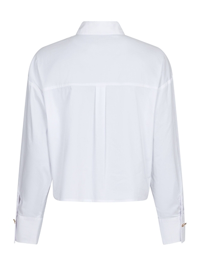 Neo Noir Wisla Poplin Skjorte White-Shop Online Hos Blossom