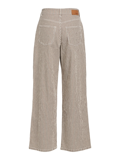 Object Objmoji Wide Long Jeans Sandshell Brown - Shop Online