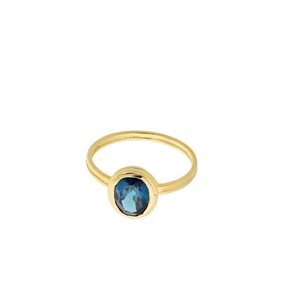 Pernille Corydon Hellir Blue Ice Ring Guld - Shop Online