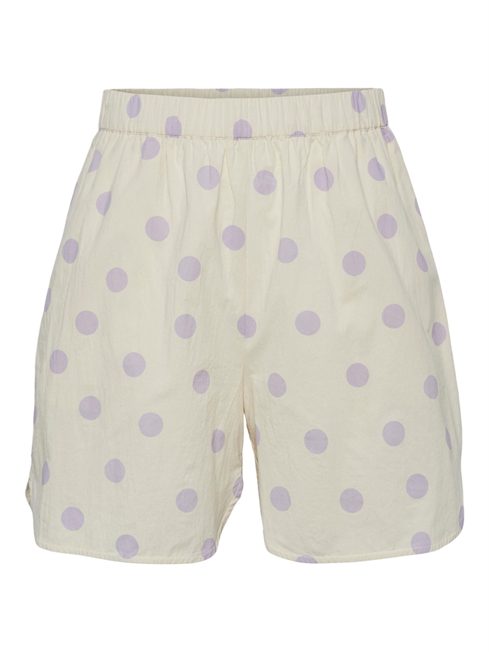 Pieces Pcaddi Shorts Cloud Cream Lavender Shop Online Hos Blossom