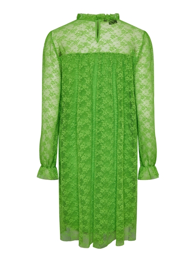 Pieces Pcmay Lace Kjole Grass Green Shop Online Hos Blossom