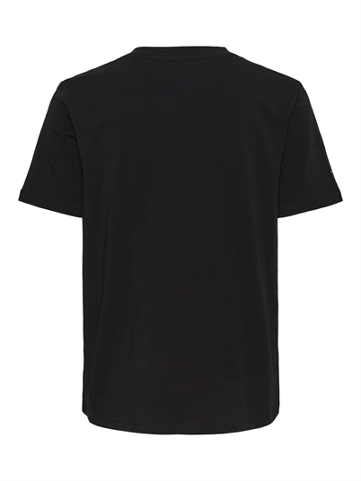 Pieces Pcnamy T-shirt Black Rhinestone Shop Online Hos Blossom