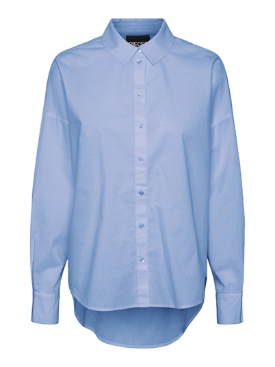 Pieces Pctanne Loose Skjorte Hydrangea Shop Online Hos Blossom