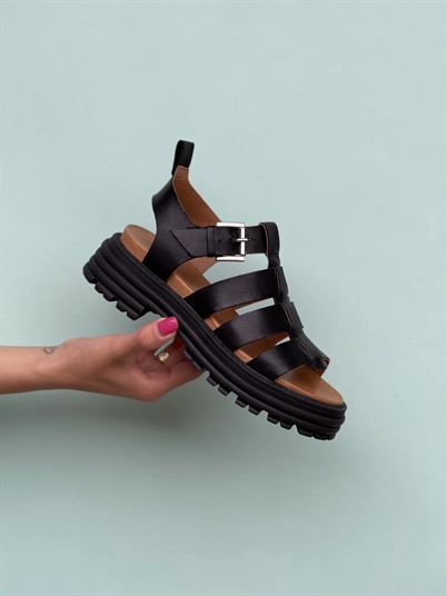 Shoedesign Copenhagen Gabba Sandaler Black-Shop Online Hos Blossom
