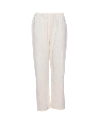 Sissel Edelbo Asta Organic Cotton Bukser Off White-Shop Online Hos Blossom