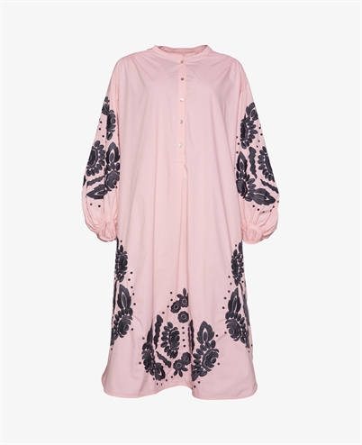 Sissel Edelbo Rikke Organic Cotton Shirt Kjole Light Pink Shop Online Hos Blossom