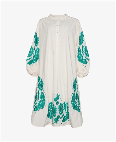 Sissel Edelbo Rikke Organic Cotton Shirt Kjole Off White Shop Online Hos Blossom