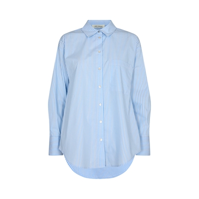 Sofie Schnoor S231395 Skjorte Light Blue Striped Shop Online Hos Blossom