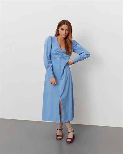 Sofie Schnoor S241472 Kjole Blue Striped-Shop Online Hos Blossom