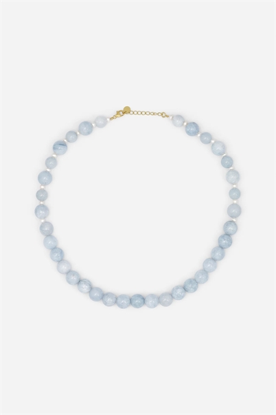 Sorelle Jewellery Fearless Halskæde Blue Forgyldt Shop Online Hos Blossom
