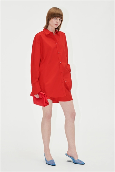 Stine Goya Carmen Shorts Fiery Red Shop Online Hos Blossom